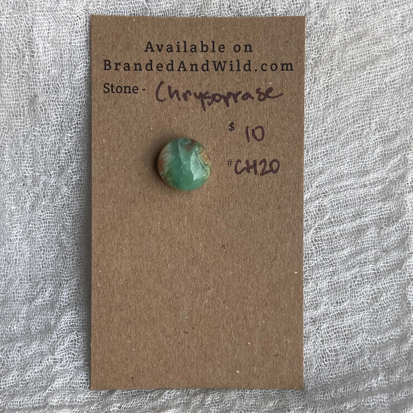 Chrysoprase Cabochon - Ch20