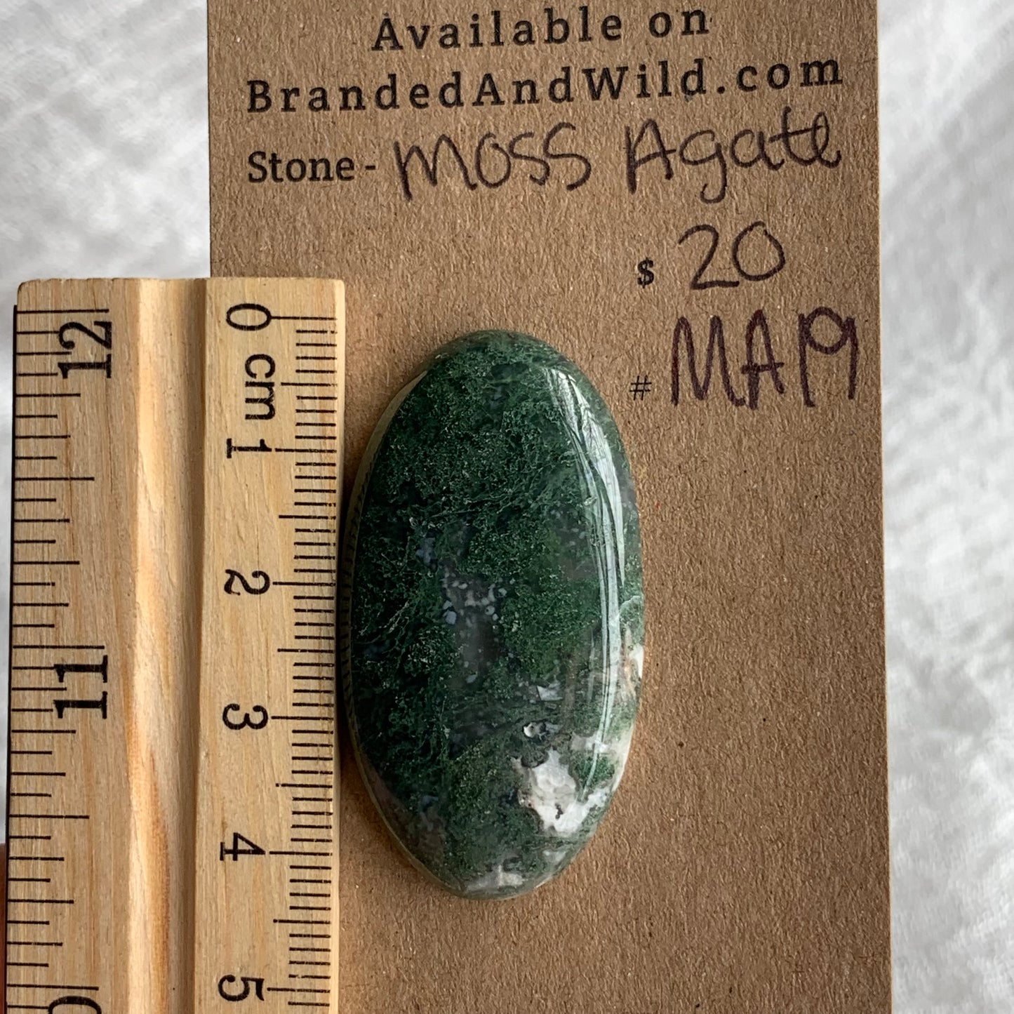 Moss Agate Cabochon- MA19