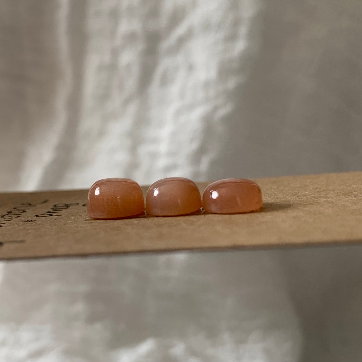 Peach Moonstone cabochon - PM08