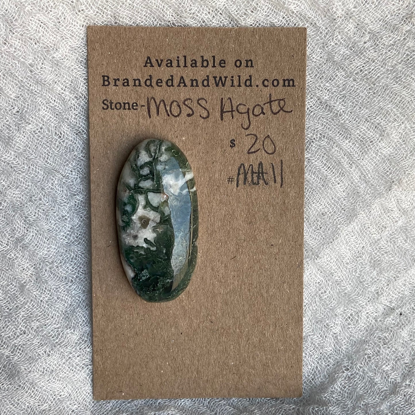 Moss Agate Cabochon - MA11