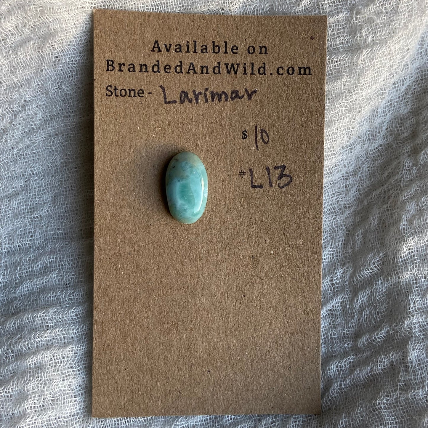 Larimar Cabochon - L13