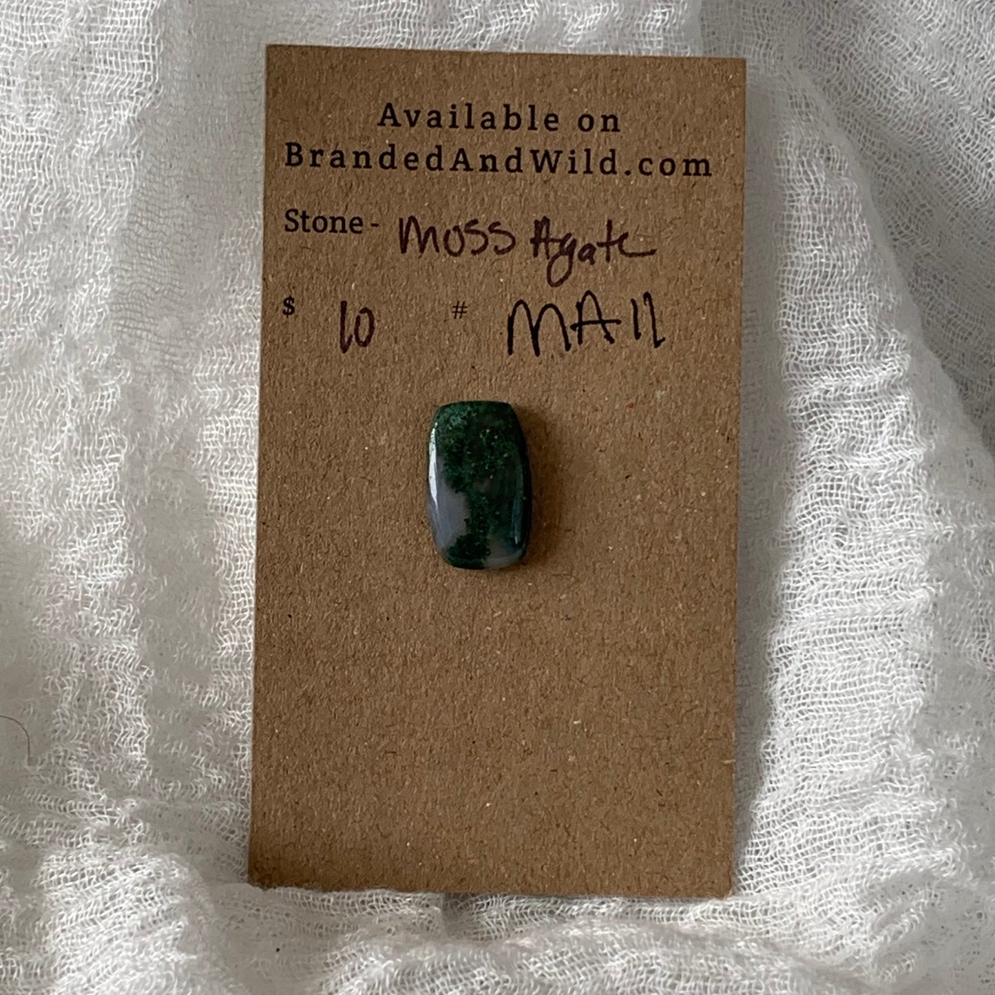 Moss Agate Cabochon- MA11