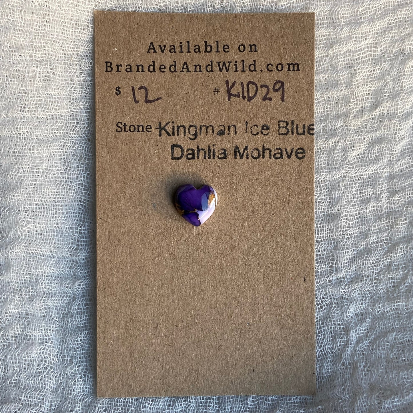 Kingman Ice Blue Dahlia Mohave - KID29