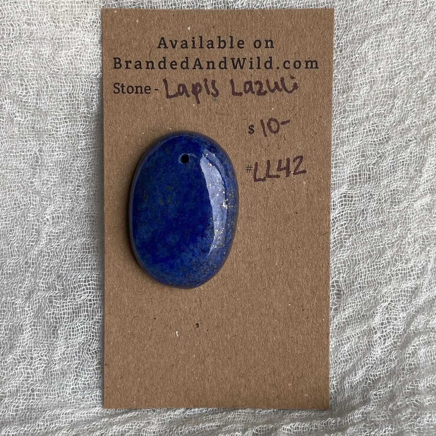 Lapis Lazuli Cabochon -Drilled- LL42