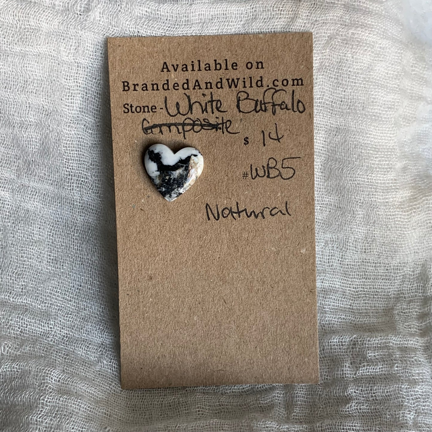 White Buffalo Cabochon - WB5