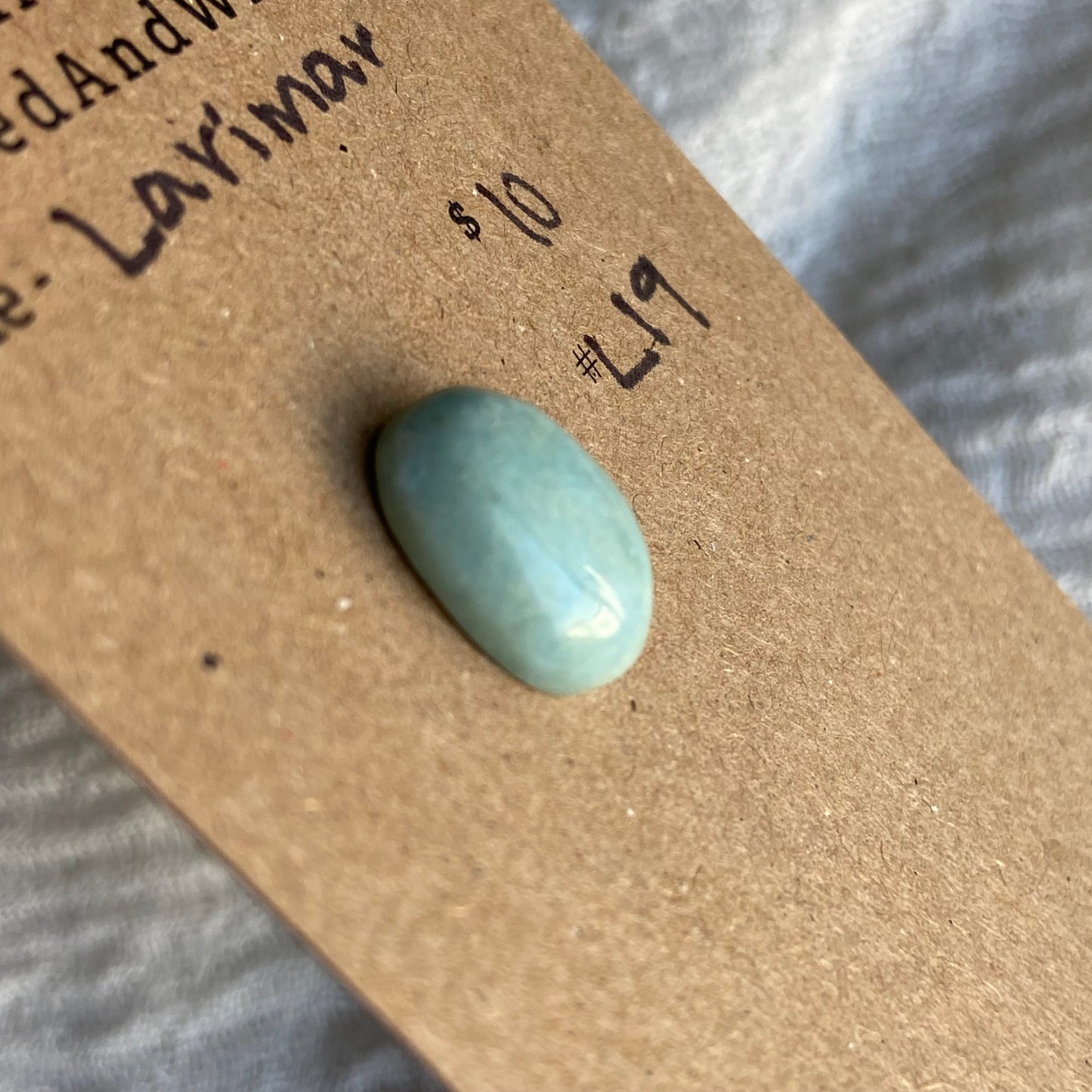 Larimar Cabochon - L19