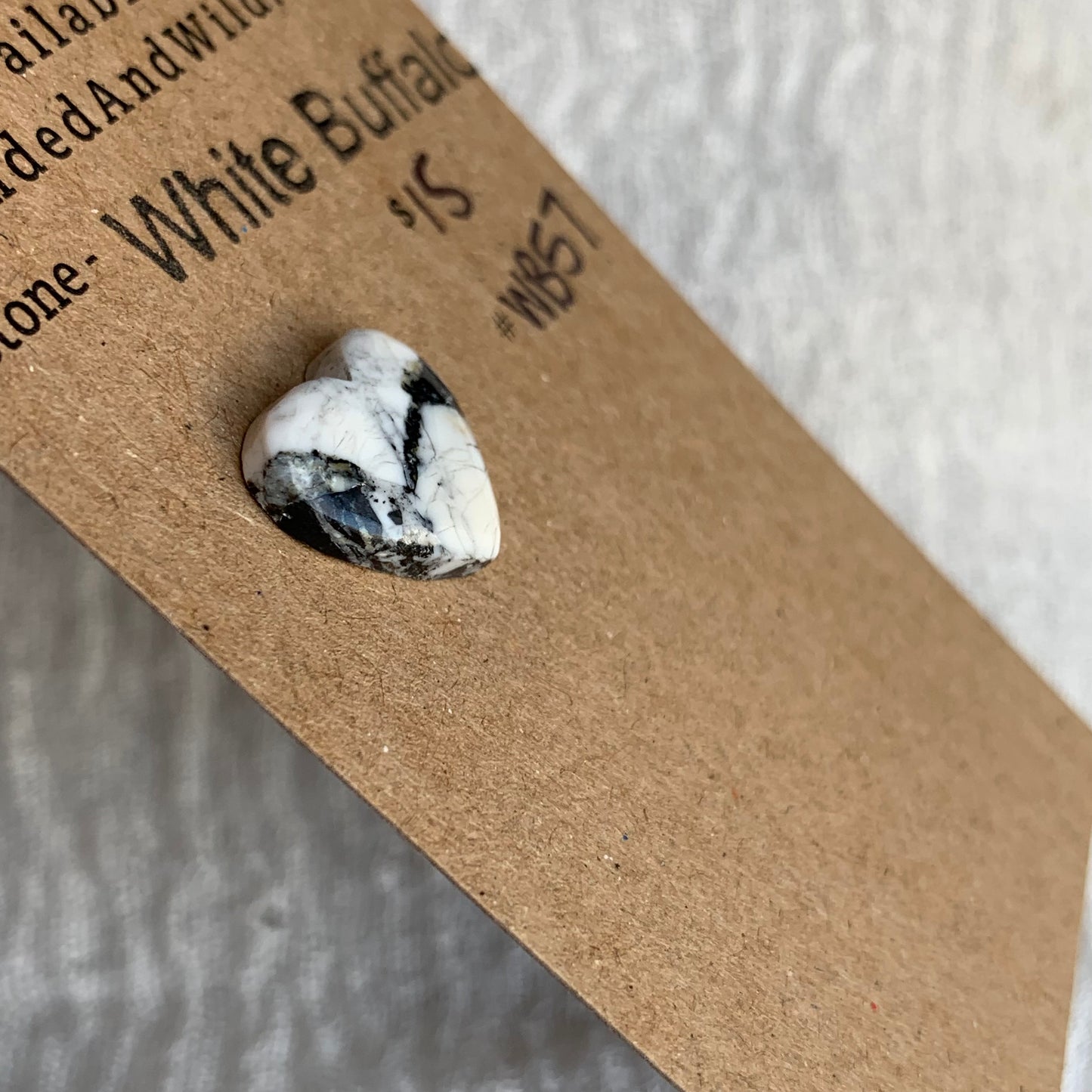 White Buffalo Cabochon - WB57