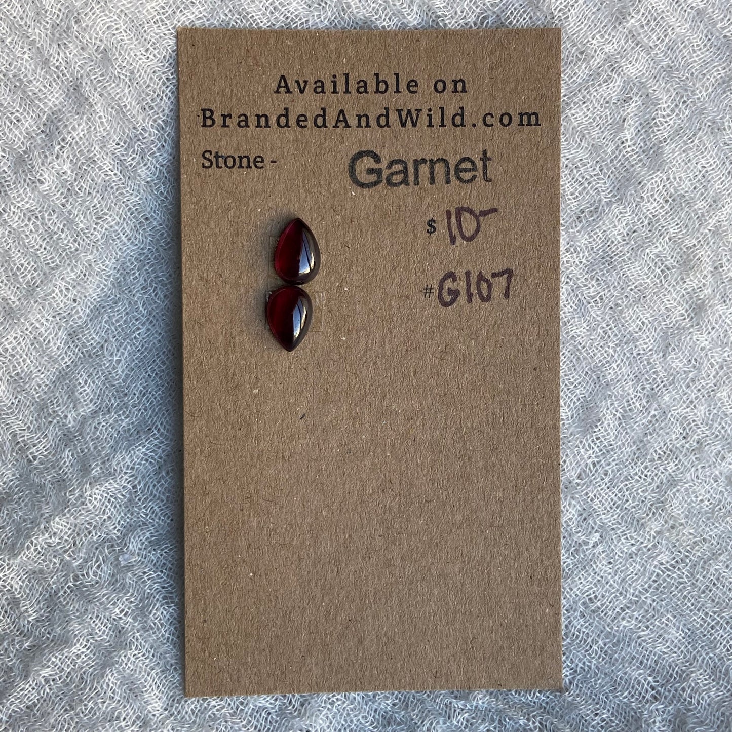 Garnet Cabochon - G107