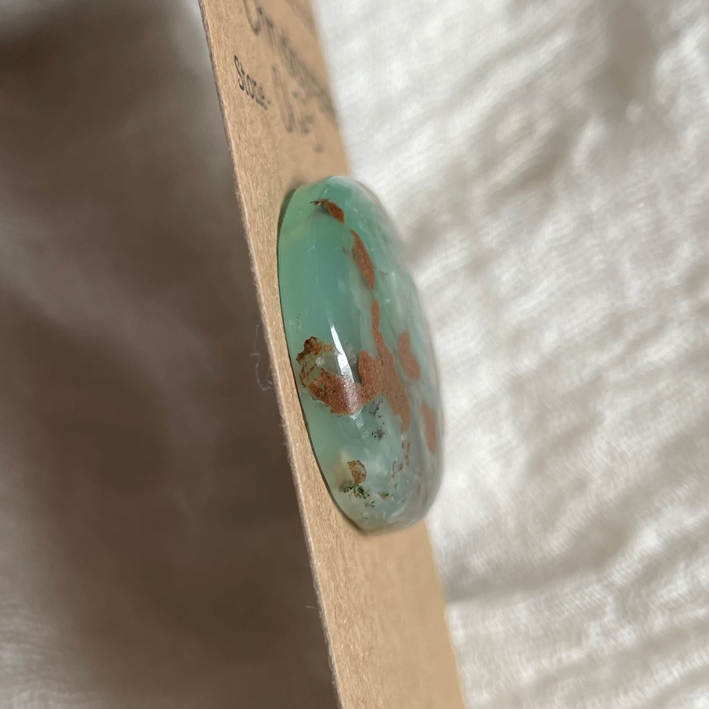 Chrysoprase Cabochon - Ch23 B0F0036F-A437-4AA0-BF2C-28D28AE0C82B Brandedandwild.com
