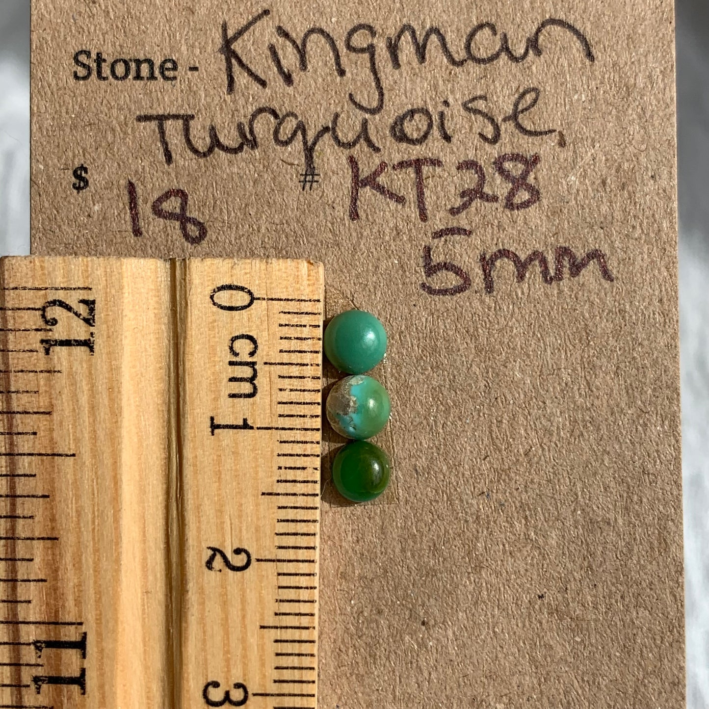 Kingman Turquoise Cabochon - KT28