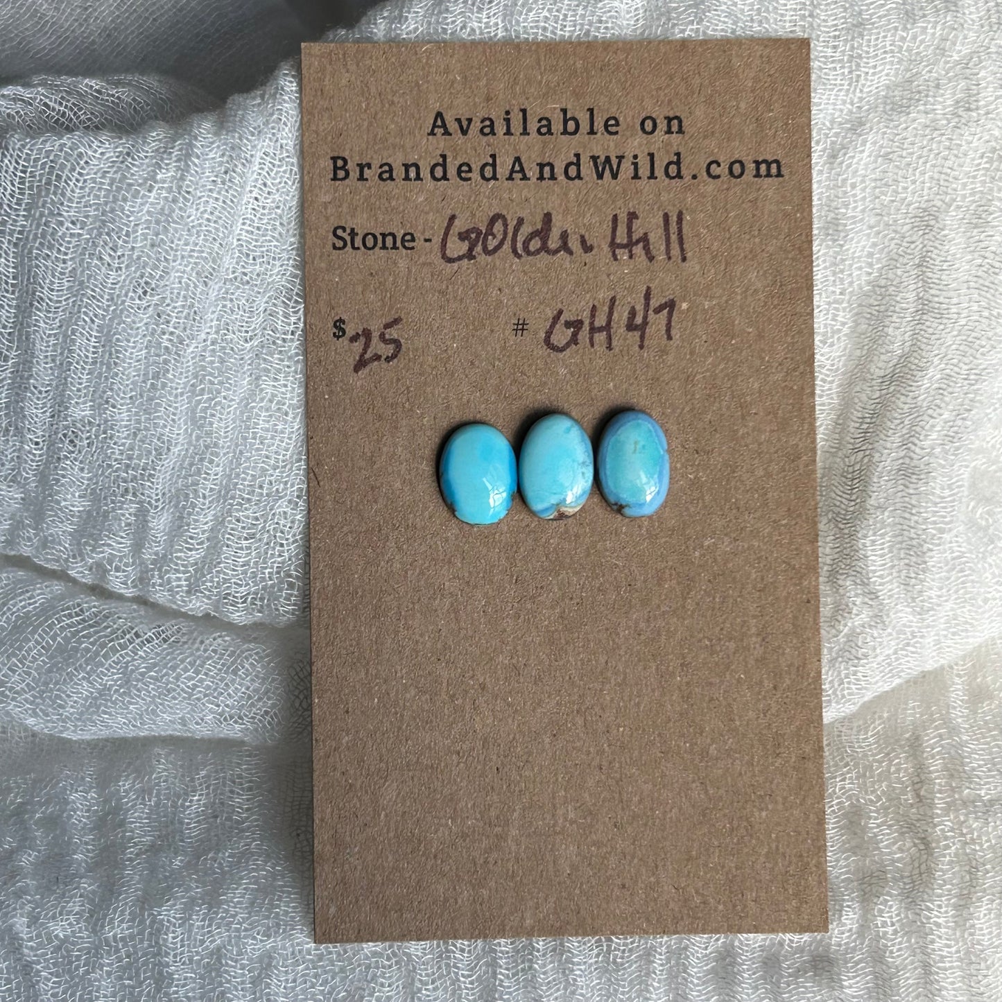 Golden Hill Turquoise Cabochon - GH47