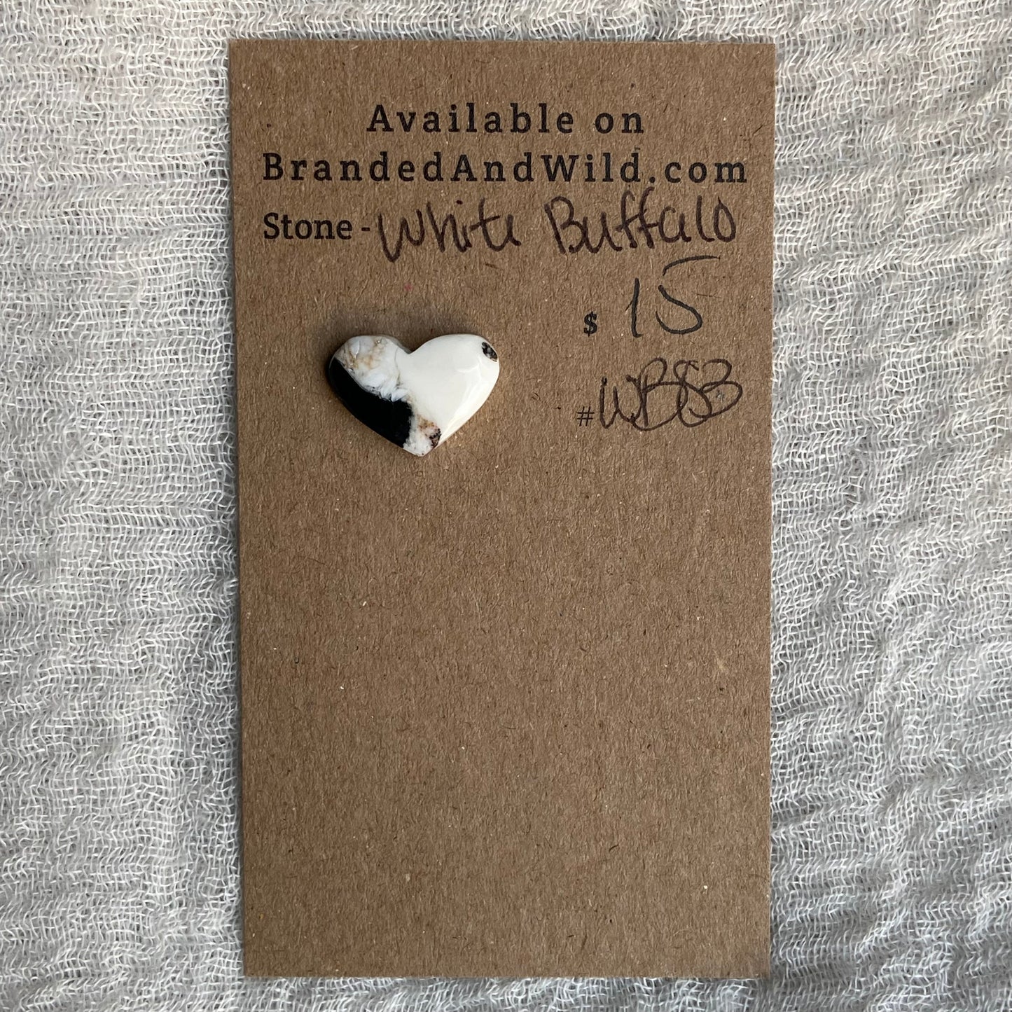 White Buffalo Cabochon - WB83