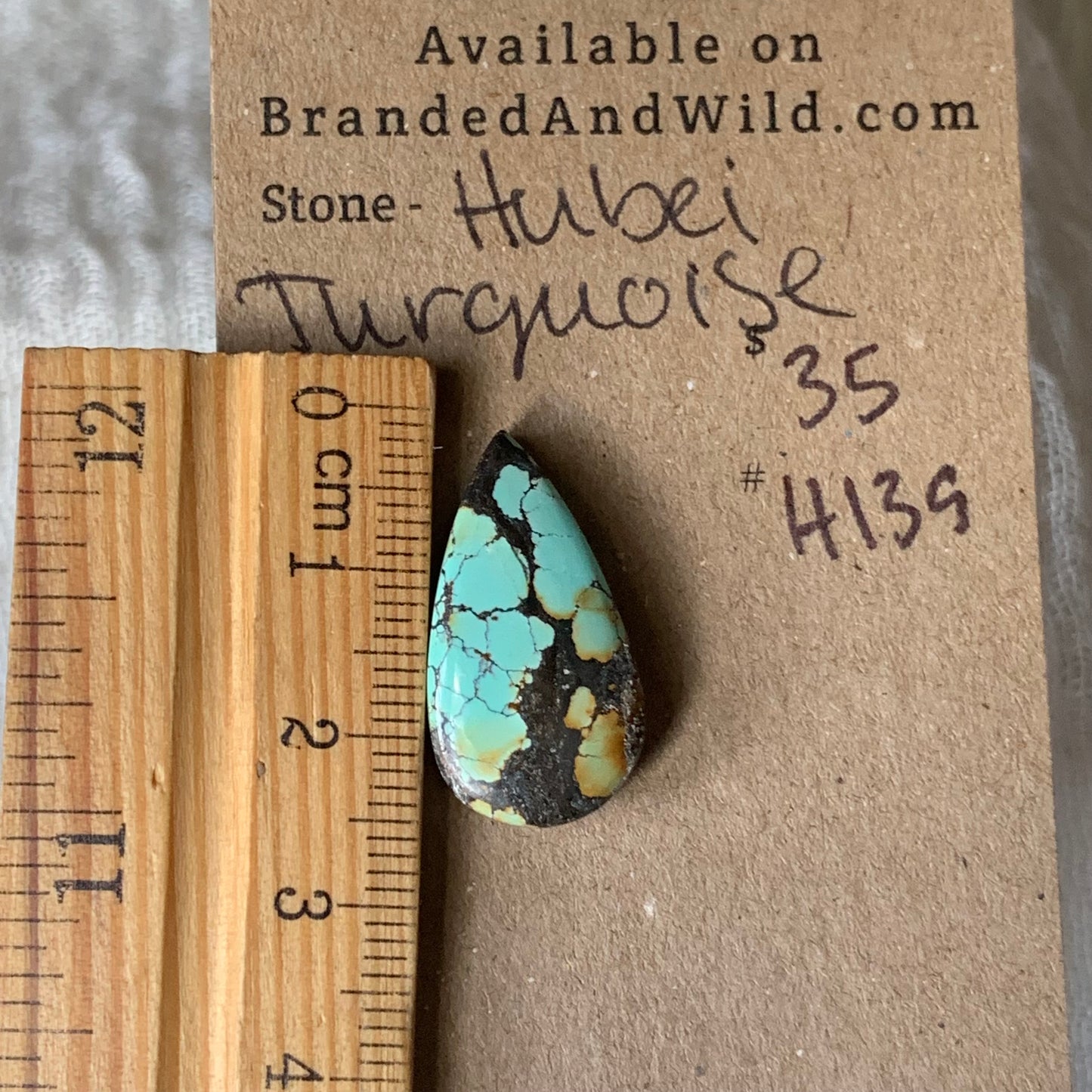 Hubei Turquoise Cabochon - H139