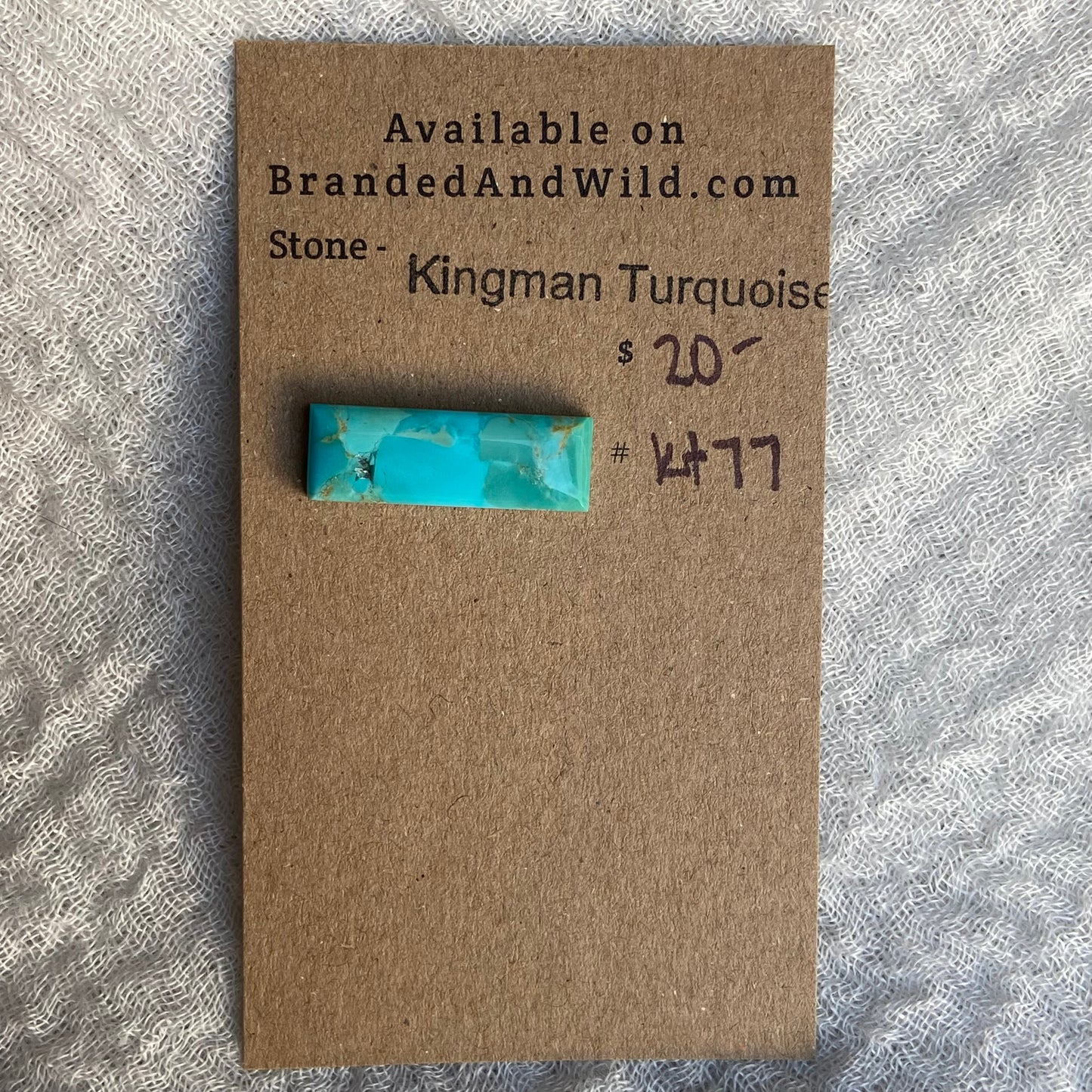 Kingman Turquoise Cabochon - KT77
