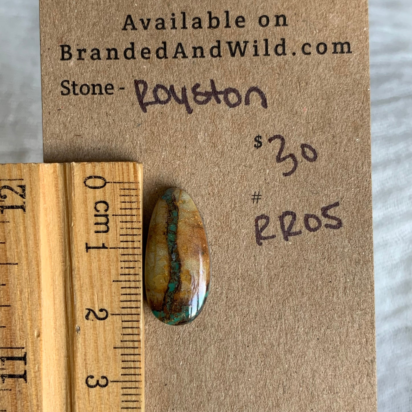 Royston Ribbon Turquoise Cabochon RR05