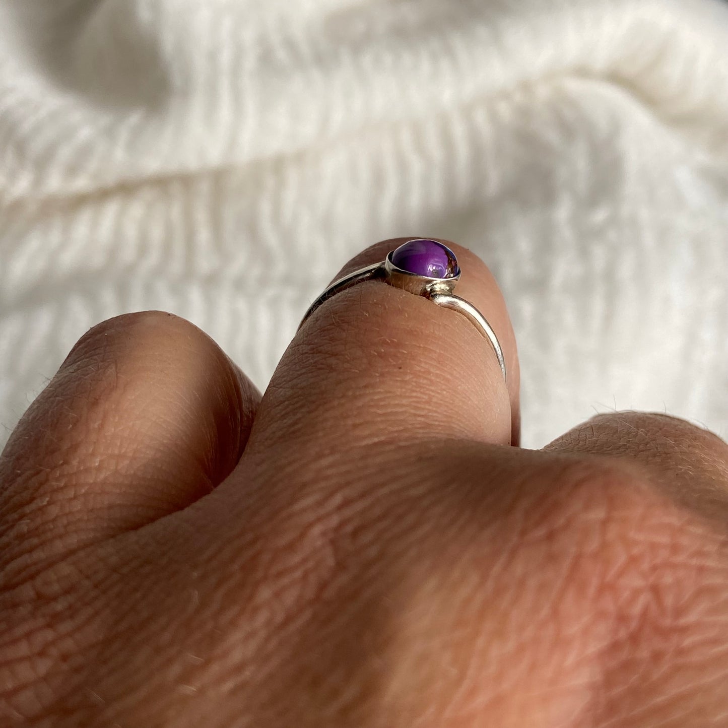 Sterling Silver Ring - R109 Size - 7