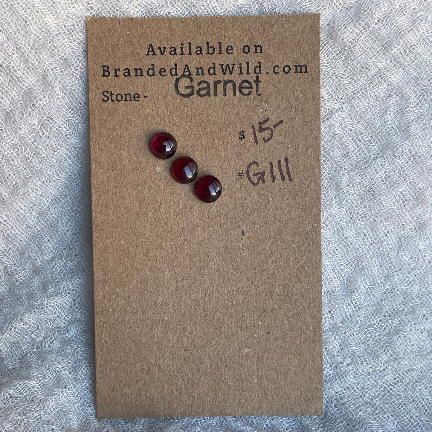 Garnet Cabochon - G111