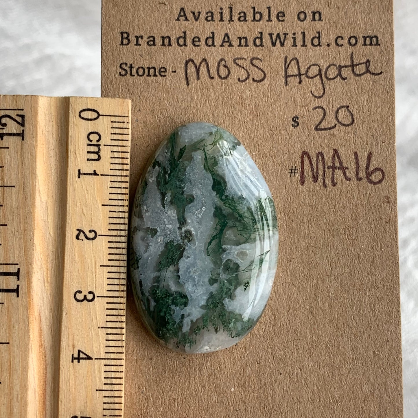 Moss Agate Cabochon- MA16