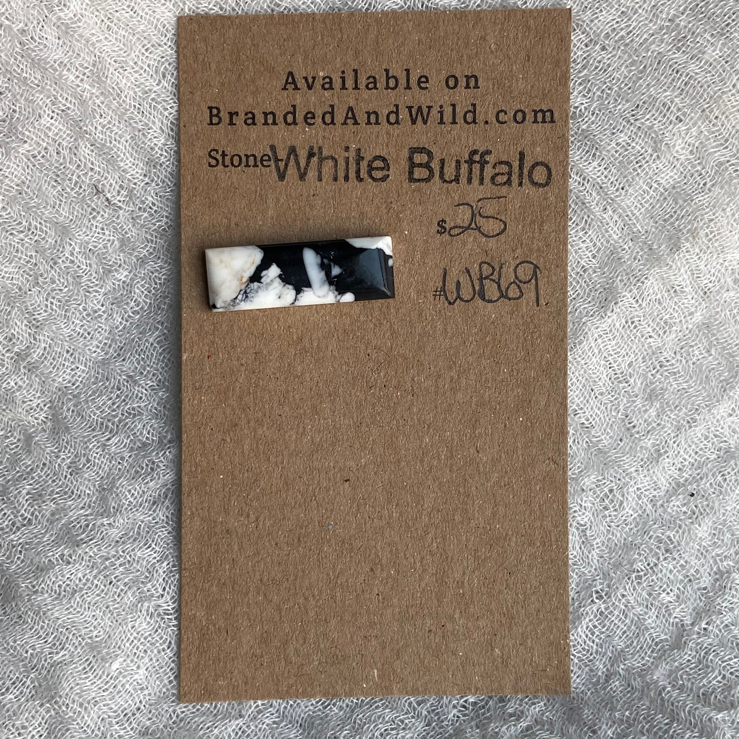 White Buffalo Cabochon - WB69
