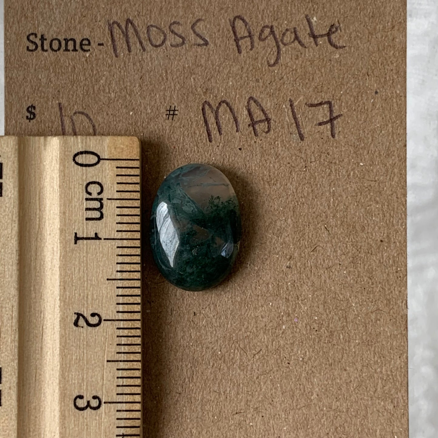 Moss Agate Cabochon- MA17