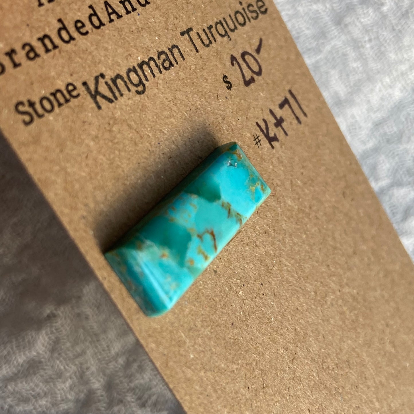 Kingman Turquoise Cabochon - KT71