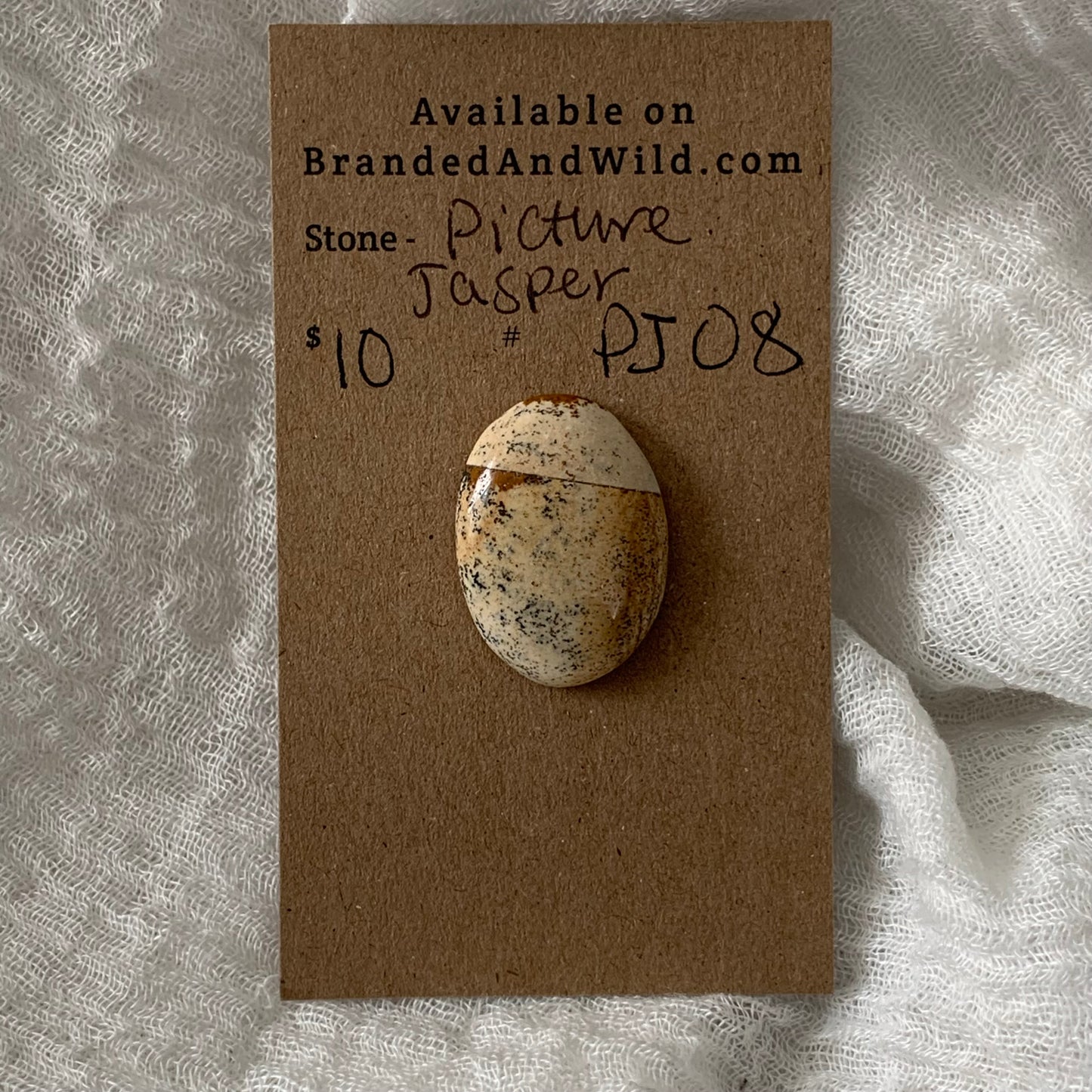 Picture Jasper cabochon - PJ08