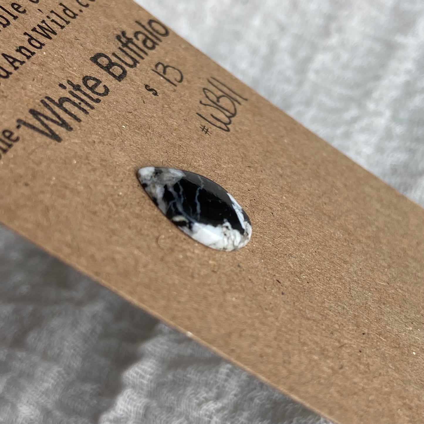 White Buffalo Cabochon - WB11