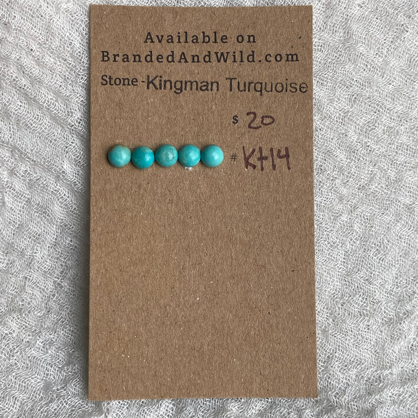 Kingman Turquoise Cabochon - KT14