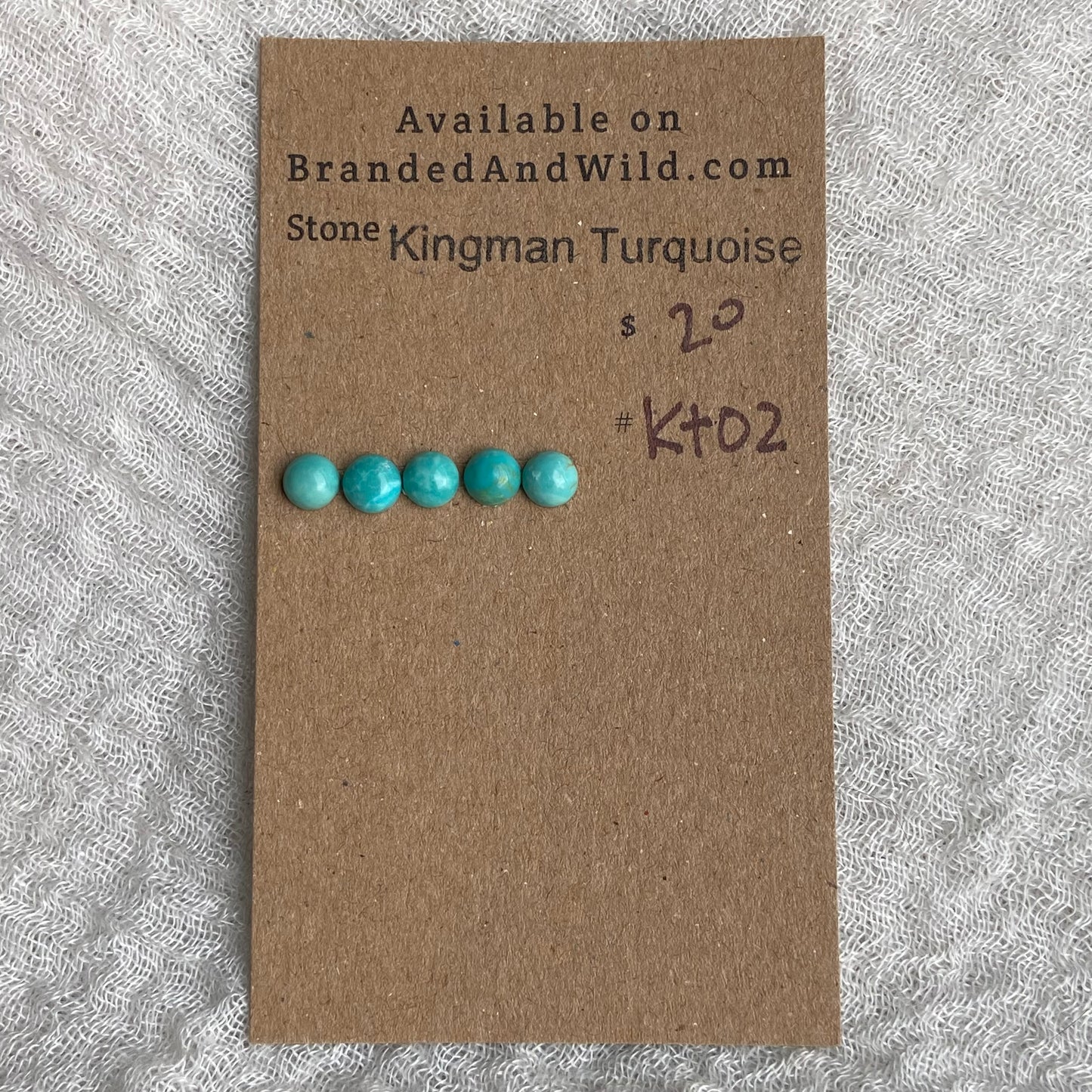 Kingman Turquoise Cabochon - KT02