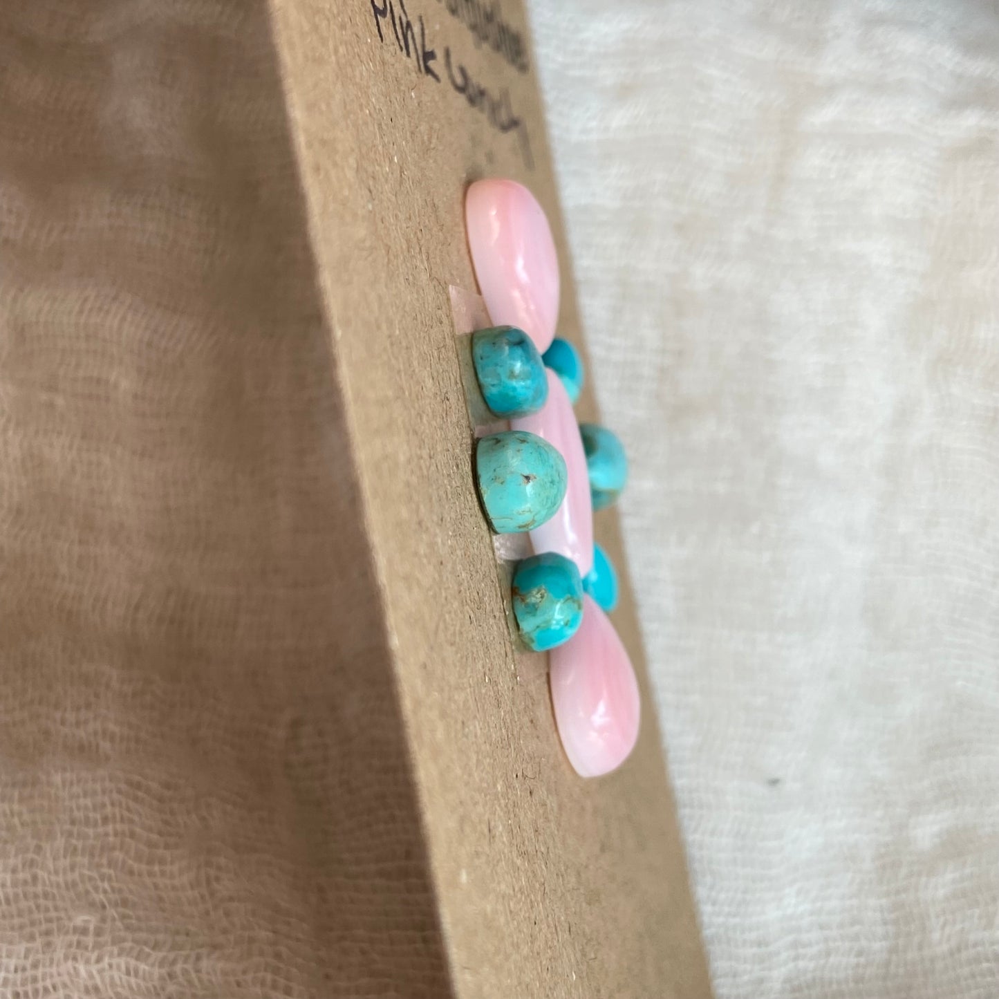 Pink Conch / Kingman Turquoise Cabochon - Mix95 C4369319-AABB-4CBF-AED4-0DF6DAD2C13A Brandedandwild.com