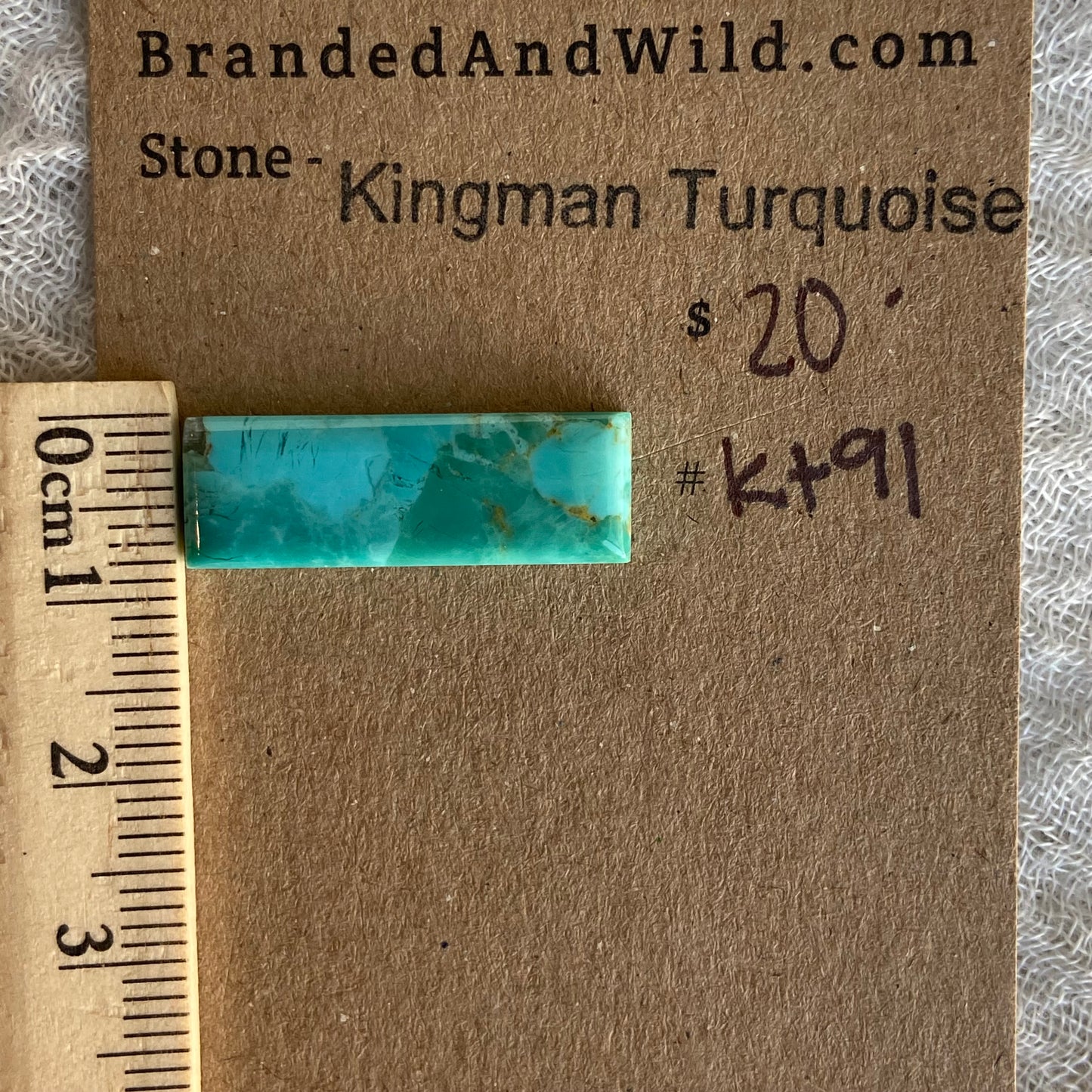 Kingman Turquoise Cabochon - KT91