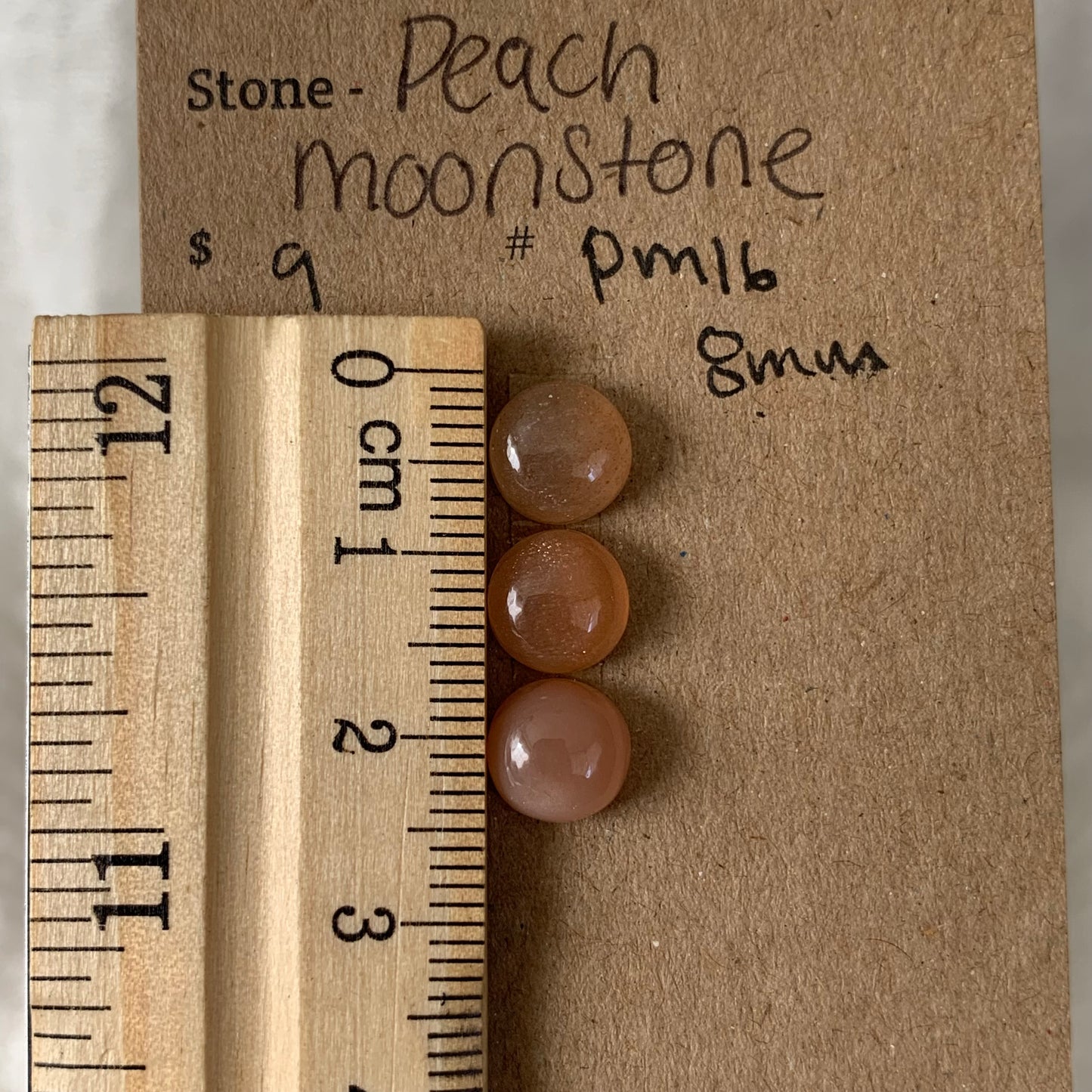 Peach Moonstone cabochon - PM16