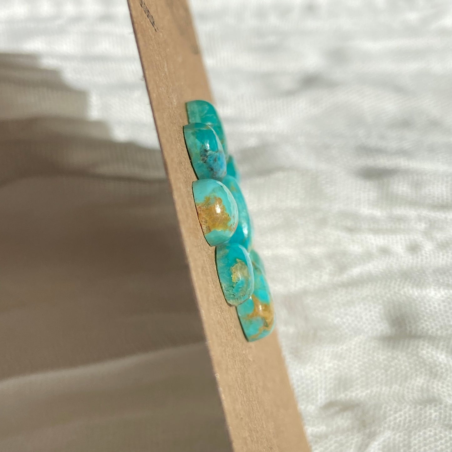 Kingman Turquoise Cabochon - KT102 C58ABF86-1BF3-4CF7-AF9B-B9F9B62A3370 Brandedandwild.com