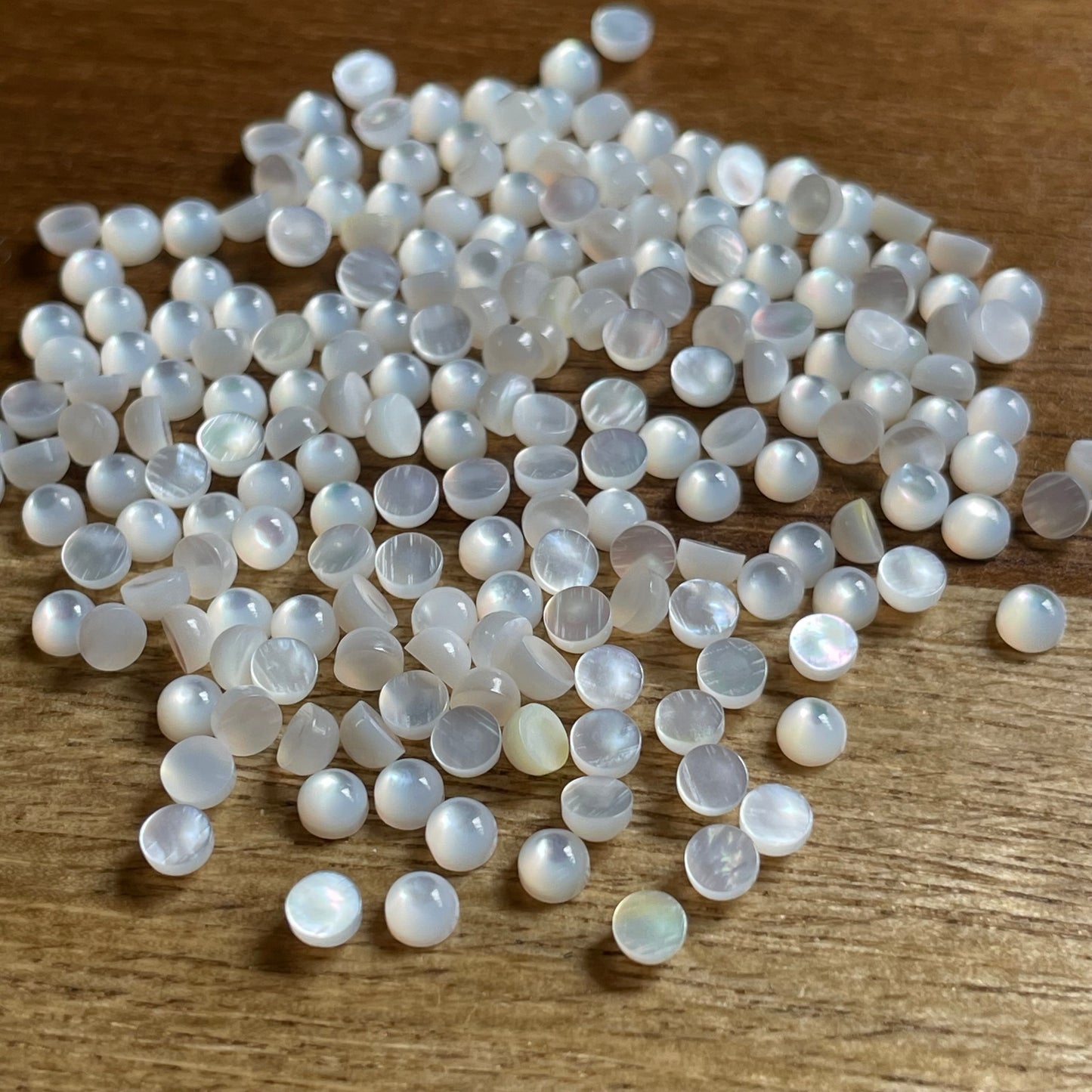 Mother of pearl - 3mm MP02 C5E34489-80FF-417F-8634-6CD62C28FAA4 Brandedandwild.com