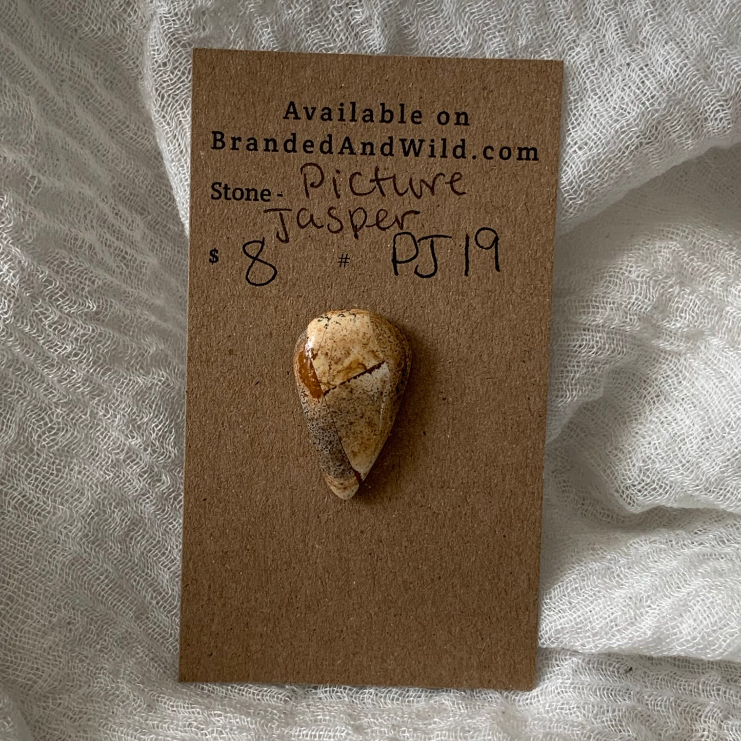 Picture Jasper cabochon - PJ19
