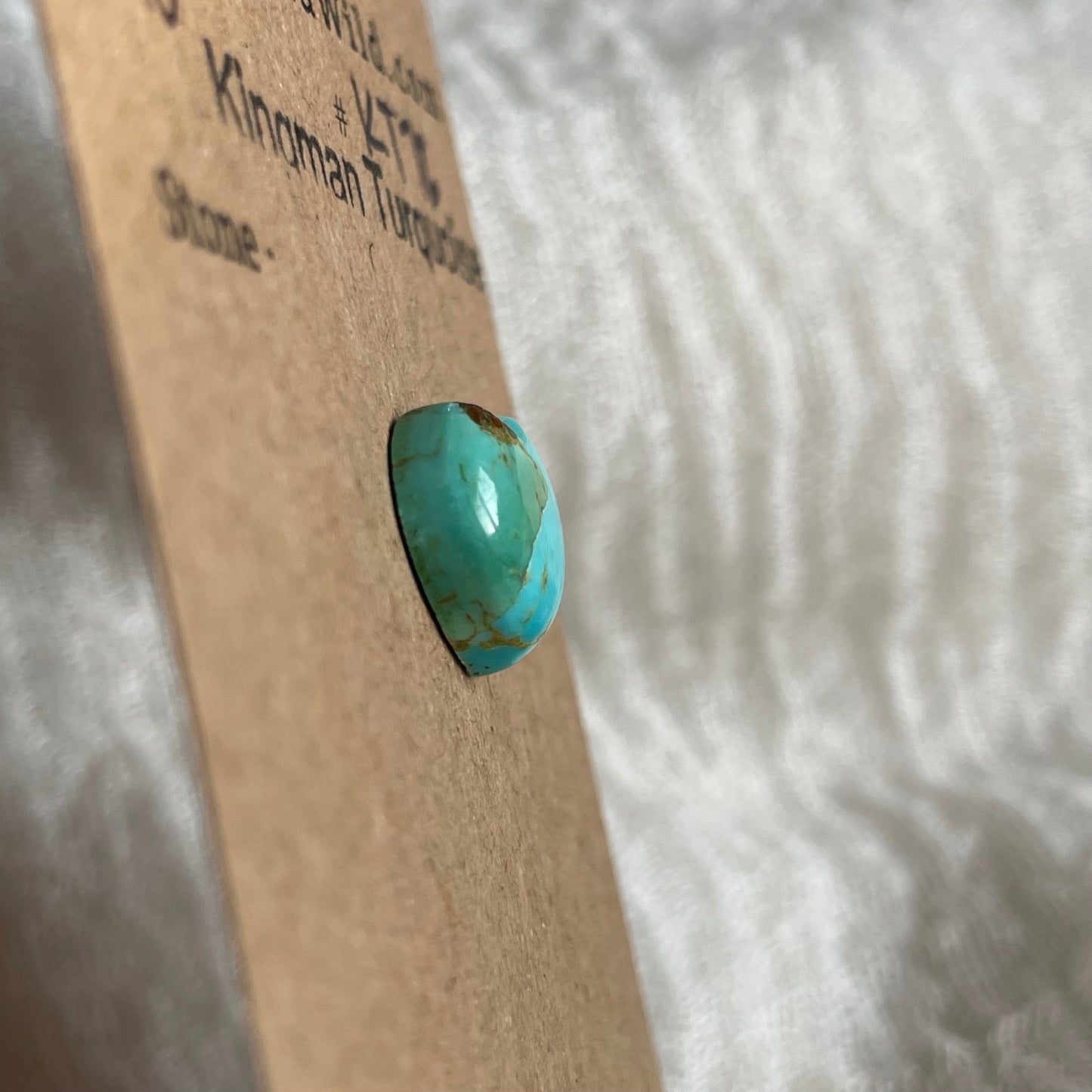 Kingman Turquoise Cabochon - KT76 C6B0CE9D-162D-4E39-B5C1-4C6B6F5786BF Brandedandwild.com