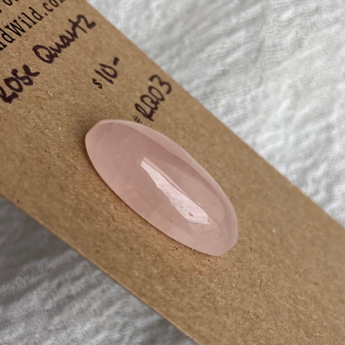 Rose Quartz Cabochon - RQ03