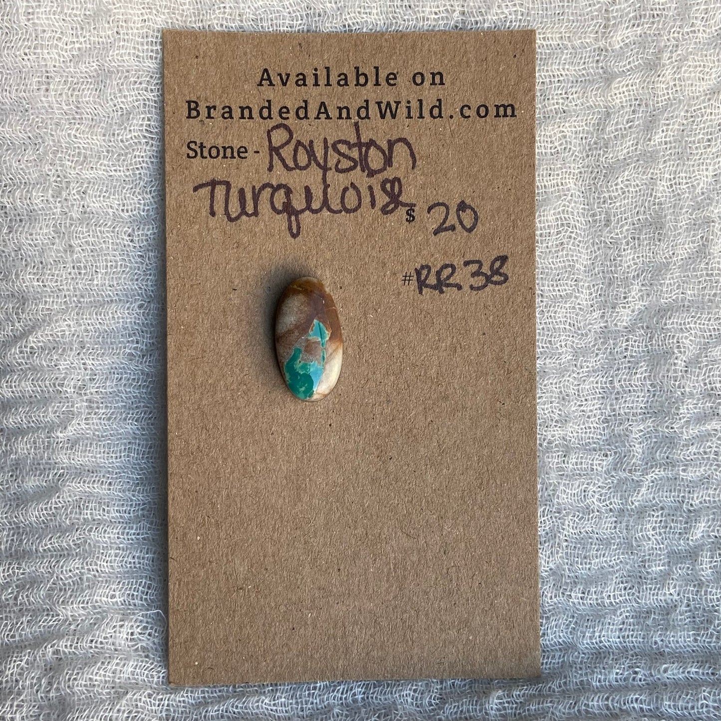 Royston Ribbon Turquoise Cabochon RR38