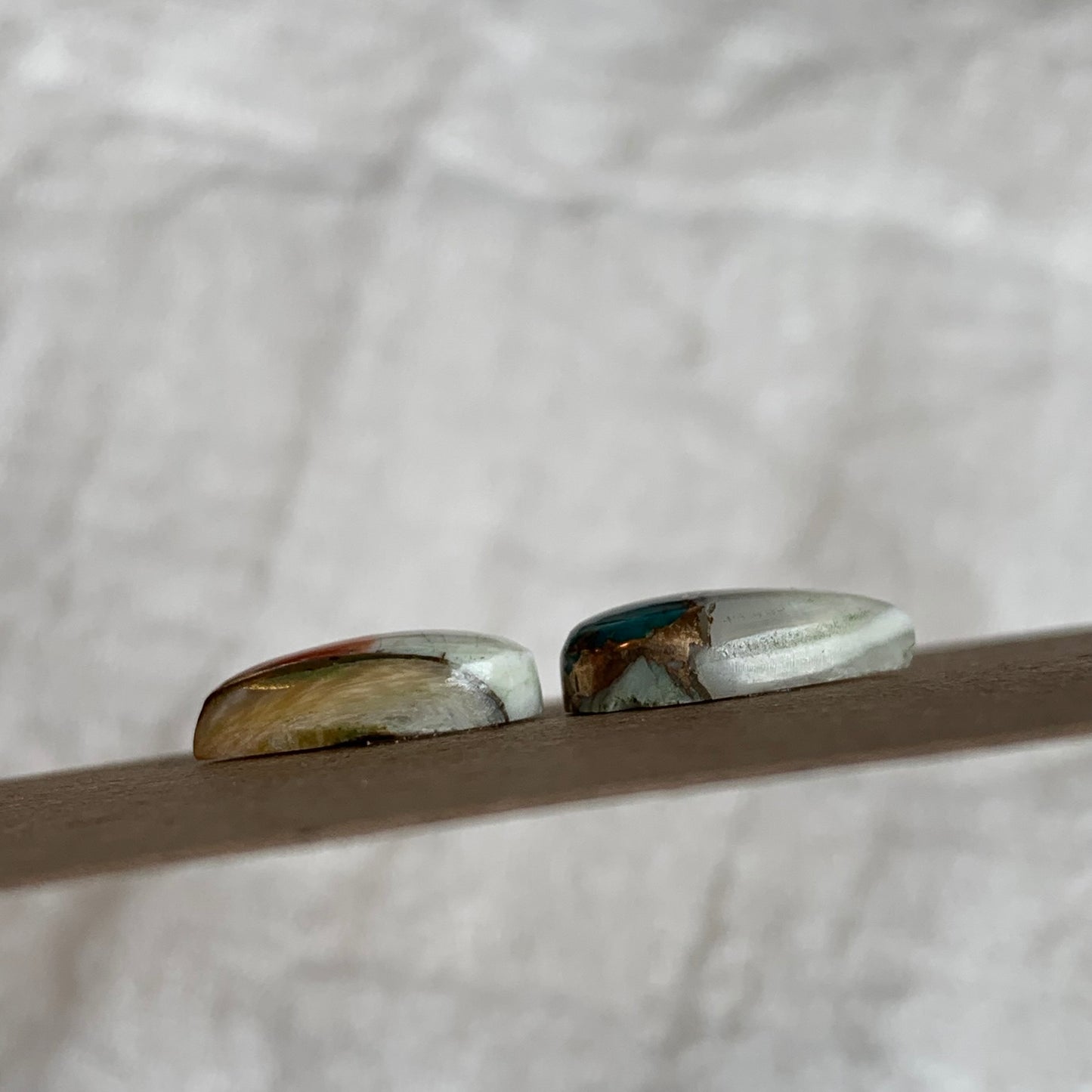 Turquoise, Oystershell, Copper Cabochon - TOC10