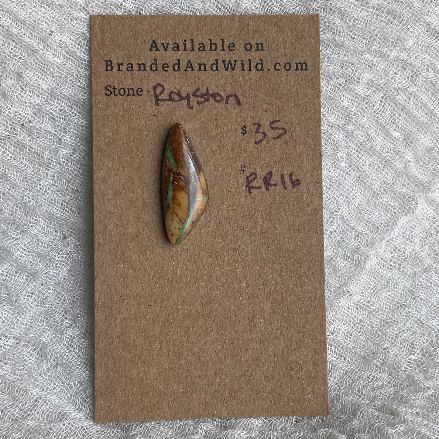 Royston Ribbon Turquoise Cabochon RR16