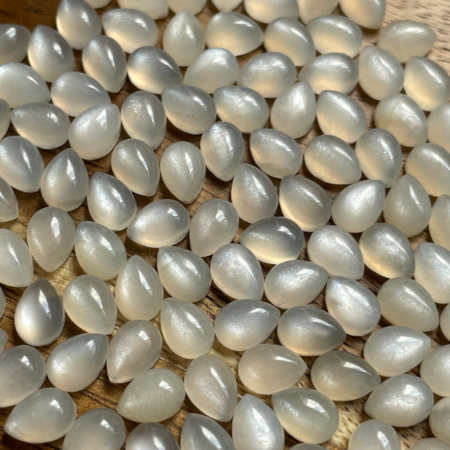 White Moonstone - 5x7 mm - WM03 CA92597E-04ED-4349-BA53-020E5C0EF112 Brandedandwild.com
