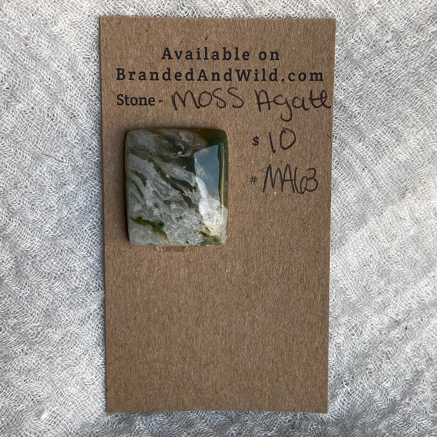 Moss Agate Cabochon - MA63