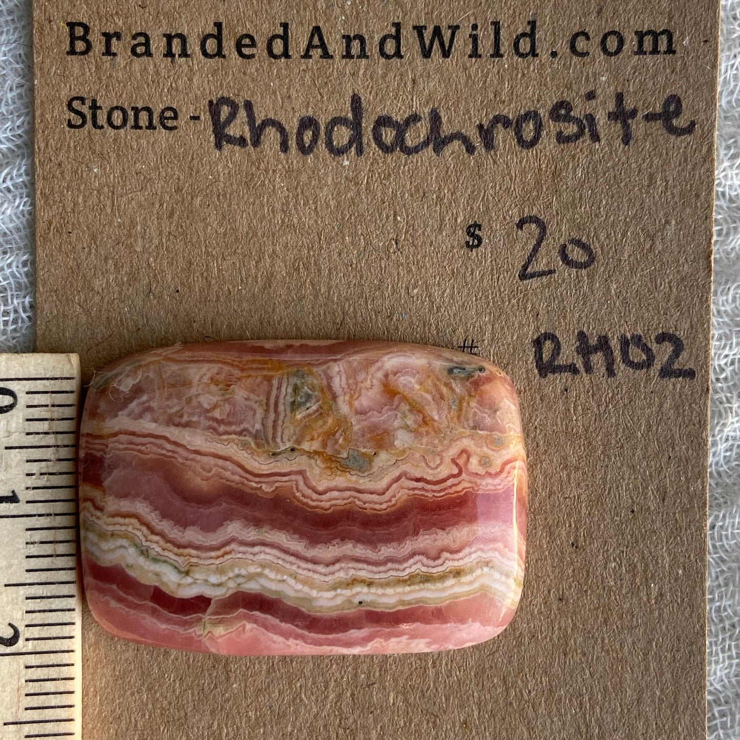 Rhodochrosite Cabochon - R02