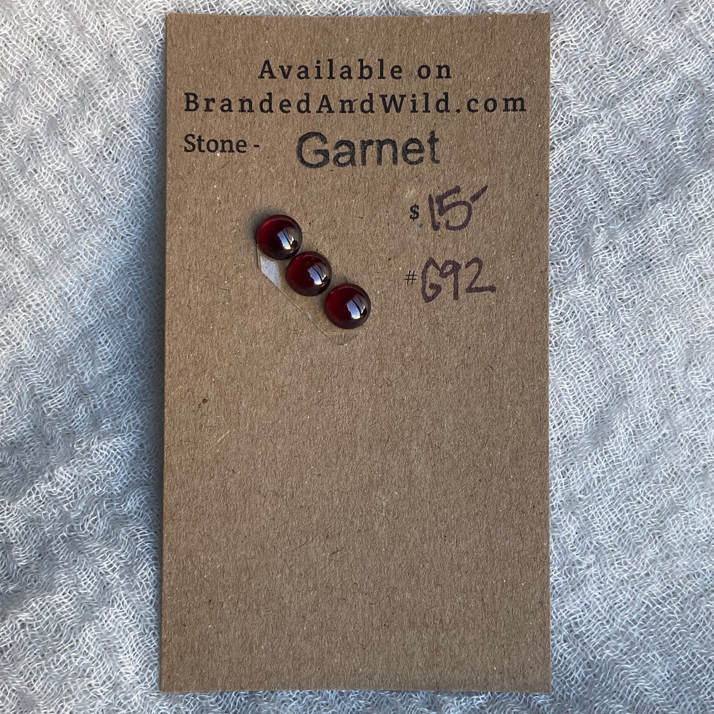 Garnet Cabochon - G92