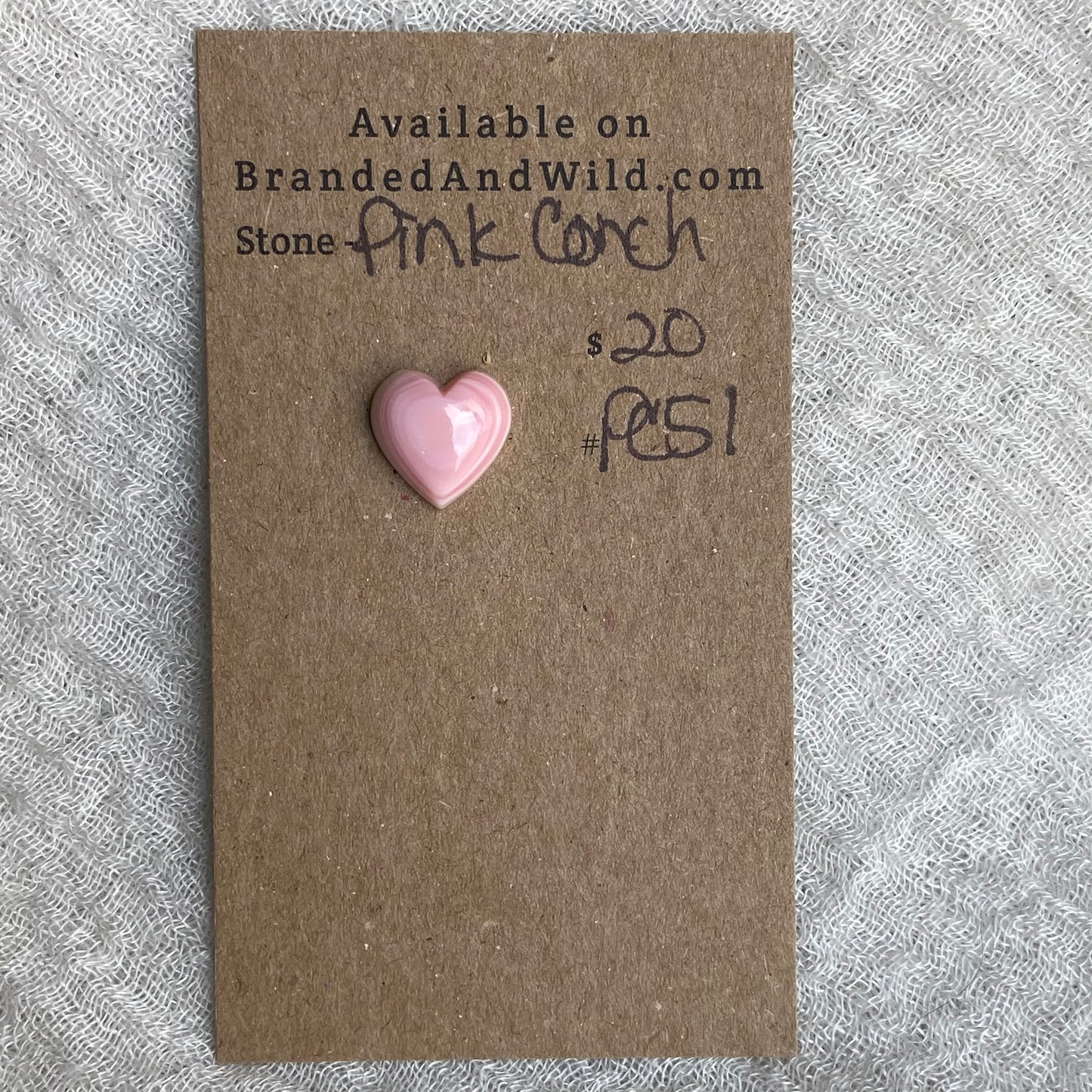 Pink Conch Cabochon - PC51
