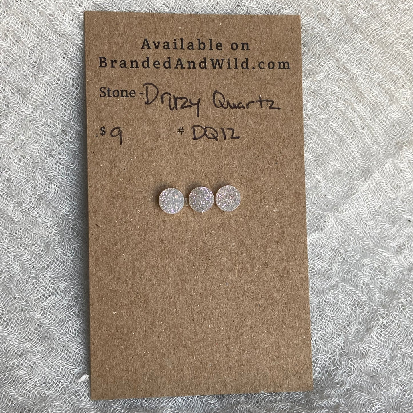 Druzy Quartz Cabochon - DQ12