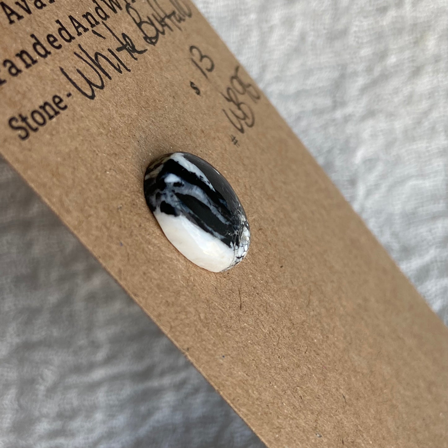 White Buffalo Cabochon - WB95