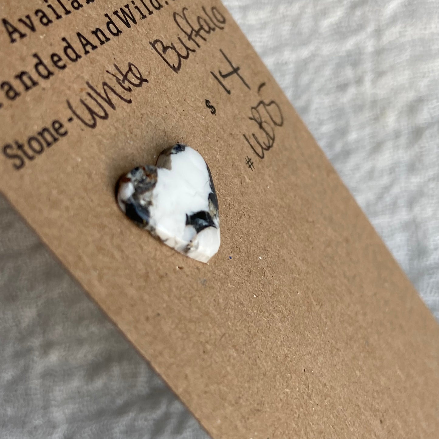 White Buffalo Cabochon - WB75