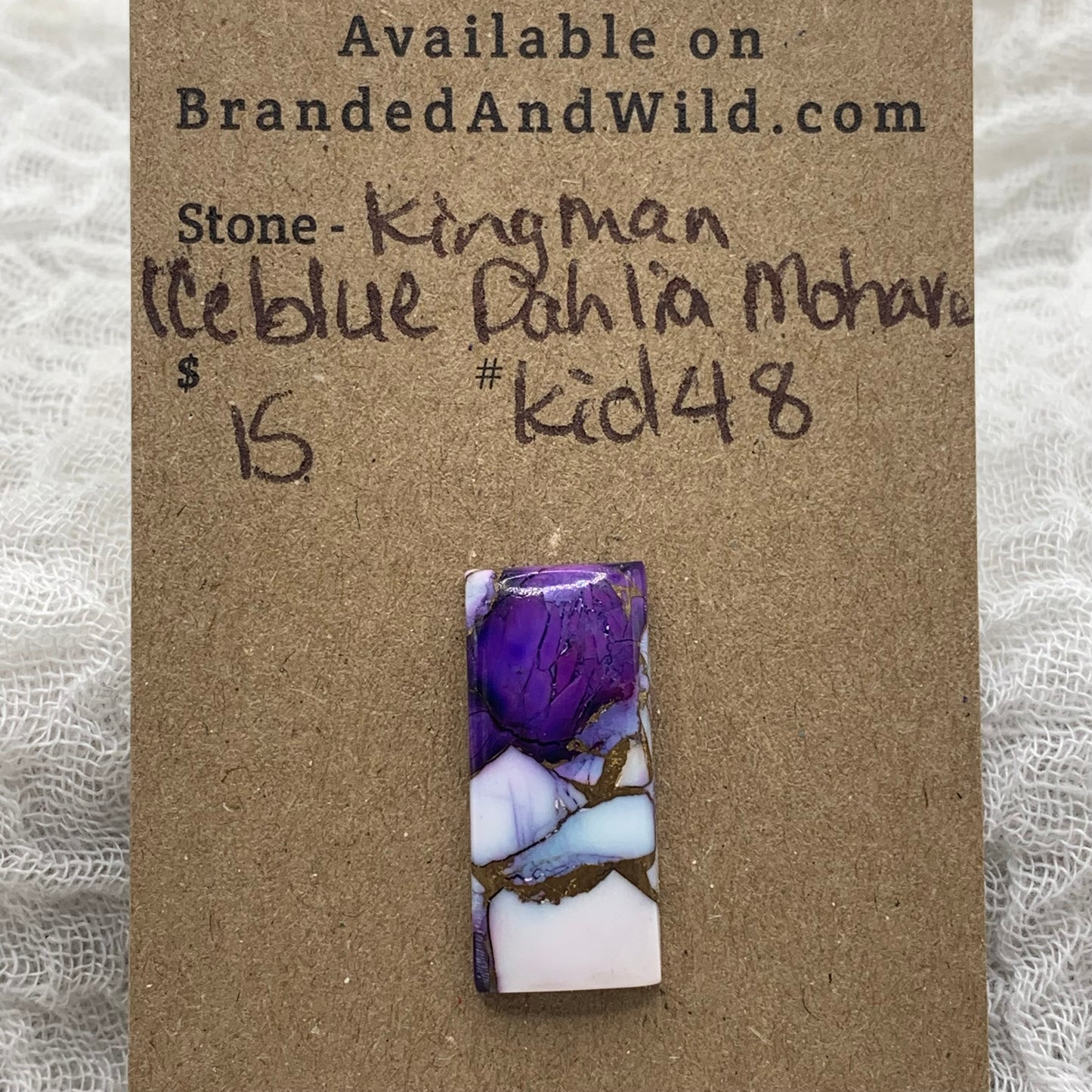 Kingman Ice Blue Dahlia Mohave - KID48