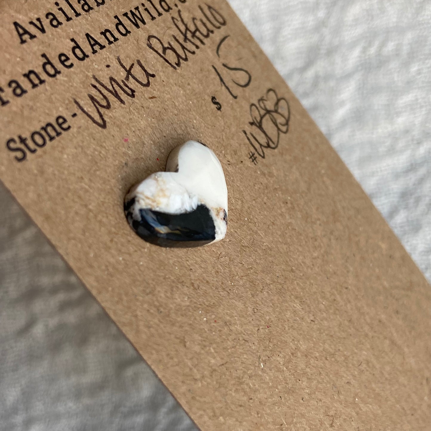 White Buffalo Cabochon - WB83